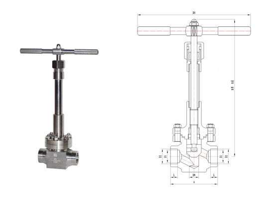 低温高压截止阀图片