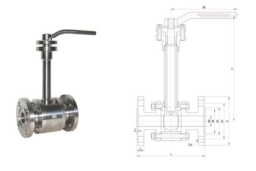 低温球阀图片